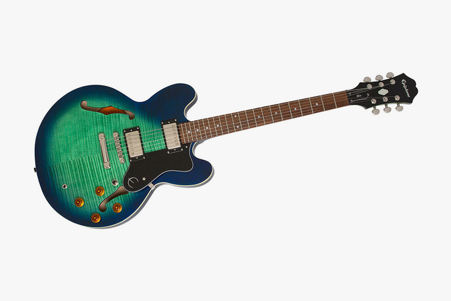 Epiphone Limited Edition Dot Deluxe Aquamarine