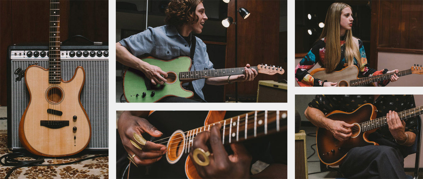 Fender American Acoustasonic Telecaster Sunburst