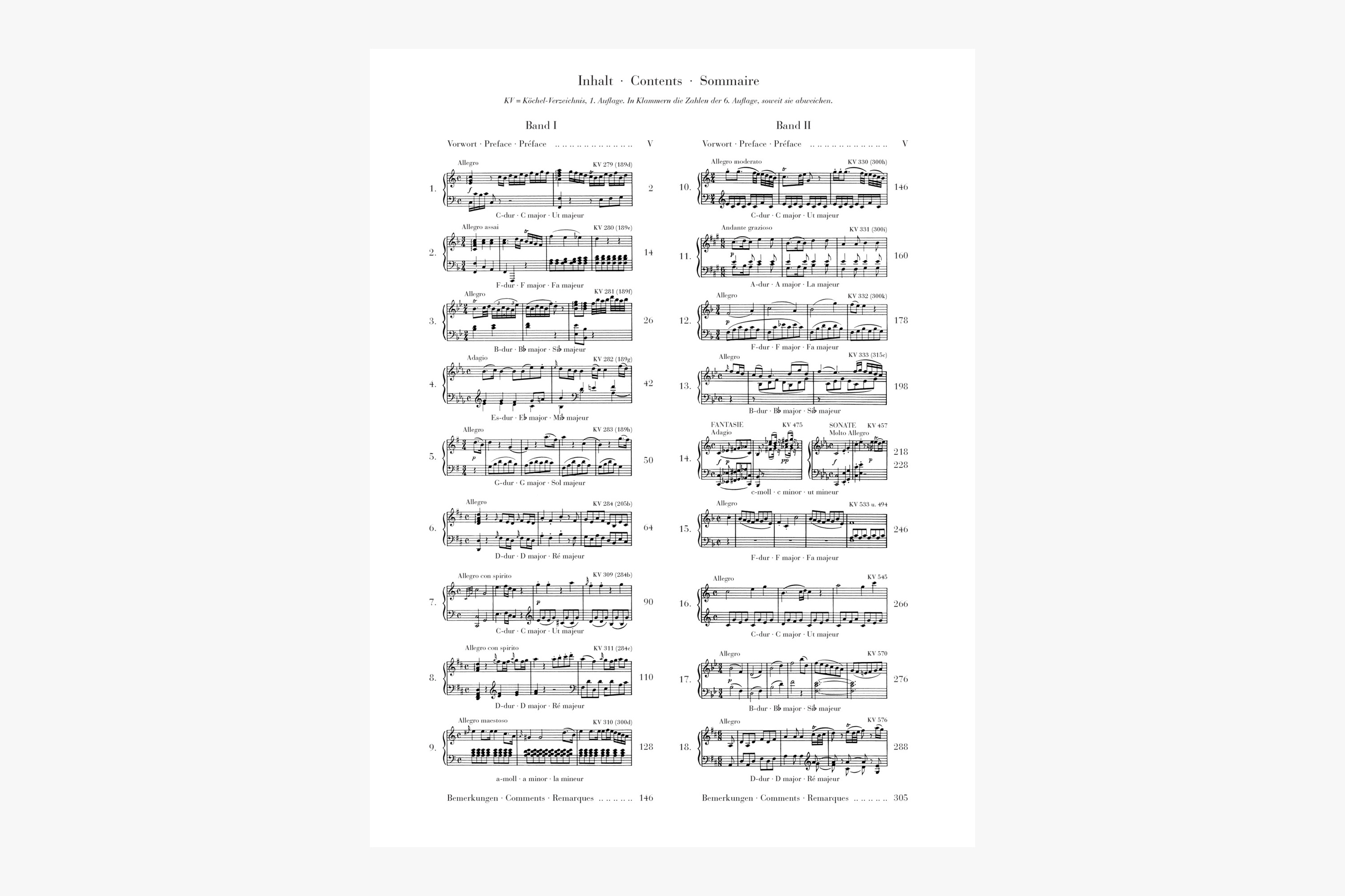 Henle Verlag Mozart Klaviersonaten Band I